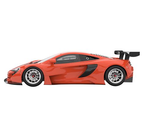 Race car isolated on transparent background. 3d rendering - illustration 19611196 PNG