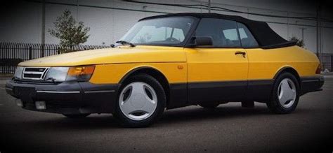 A Flawless Saab 900 Aero Convertible In Monte Carlo Yellow