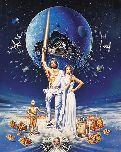 A Star Wars poster treatment circa 1977 that I believe originated from ...