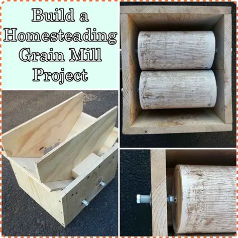 Build a Homesteading Grain Mill Project - The Homestead Survival