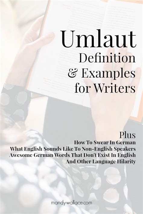 Umlaut: Definition and Examples for Writers | Mandy Wallace | Learn german, German language ...