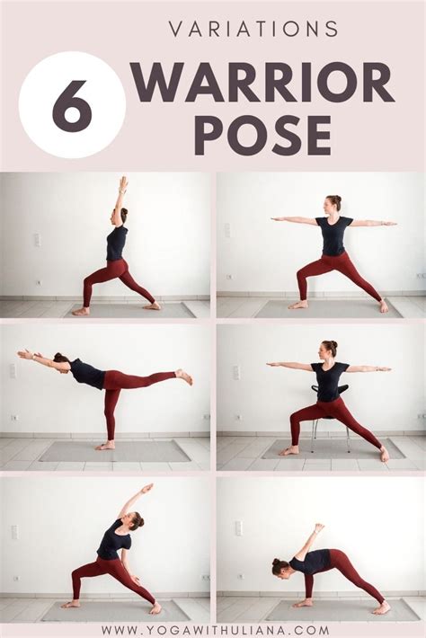 6 Warrior Pose Variations: Virabhadrasana For Beginners – Yoga with Uliana