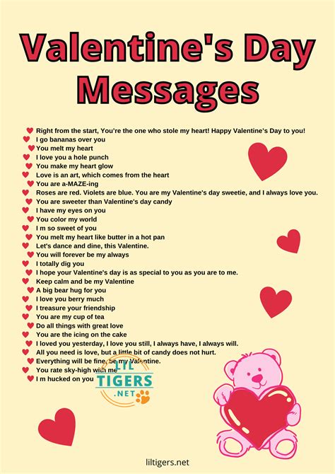 100 Cute Valentine's Sayings for Kids - Lil Tigers