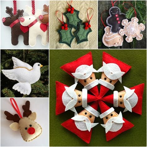 30+ Wonderful DIY Felt Ornaments For Christmas