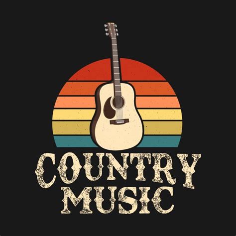 Country Music Retro Vintage Guitar by unxart | Country music art, Country backgrounds, Country music