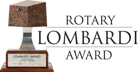 Lombardi Award returns to familiar trophy, Rotary Club sponsorship – 4 DVRs and Beyond