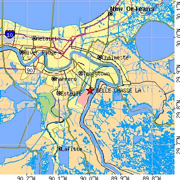 Belle Chasse, Louisiana (LA) ~ population data, races, housing & economy