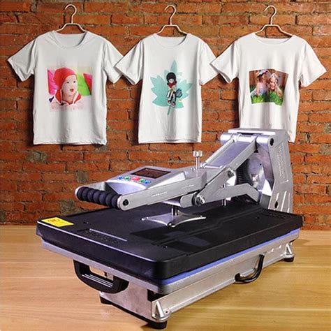 ST 4050A 40x50CM Hydraulic Sublimation Printer Heat Press Machine T shirt Printing Machine Phone ...