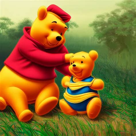 xi jinping as winnie-the-pooh, digital art, | Stable Diffusion | OpenArt