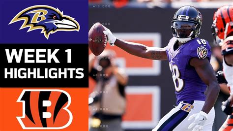 Ravens vs. Bengals | NFL Week 1 Game Highlights - YouTube