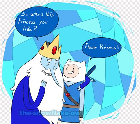 Ice King Finn the Human Flame Princess Fan art, finn the human, blue ...