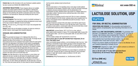 LACTULOSE SOLUTION- lactulose solution usp, 10 g/15 ml solution