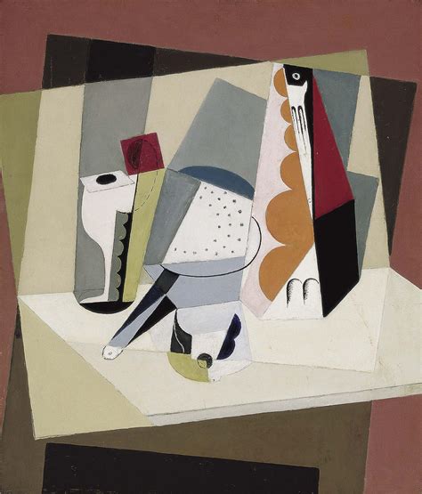 María Blanchard (María Gutiérrez Blanchard) - Nature morte cubiste (Cubist Still Life)