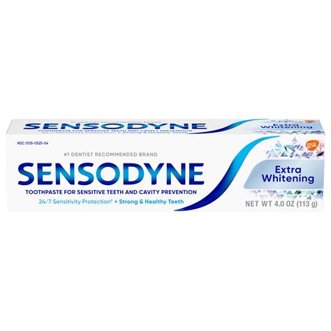 Sensodyne Extra Whitening Sensitive Toothpaste, 4 Oz - Walmart.com