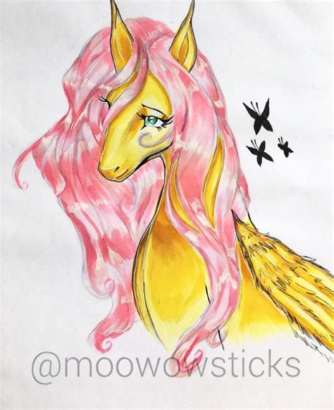 Fluttershy fanart 🦋 : r/mylittlepony