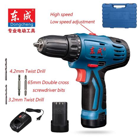 HQ Cordless Drill Dongcheng Brand 12V Multi-function Cordless ...