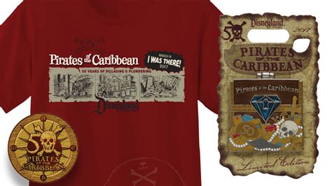 Pirates of the Caribbean 50th Anniversary Collection Merchandise