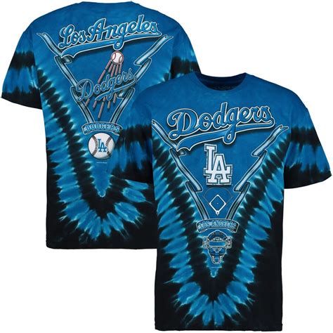 Los Angeles Dodgers Royal Blue Tie-Dye T-Shirt