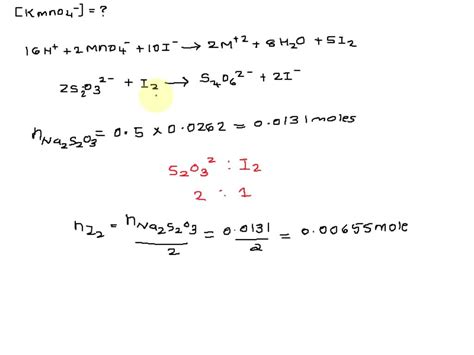 SOLVED: Potassium manganate(VII), KMnO4, oxidizes potassium iodide, KI, to liberate iodine (I2 ...