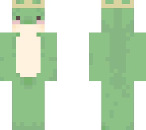 frog with crown | Minecraft Skin