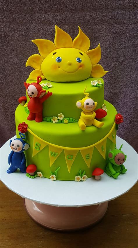 Teletubbies cake | Teletubbies cake, 1st birthday cakes, Teletubbies ...