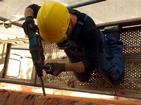 Construction Worker | Construction worker hammer drilling br… | Chris RubberDragon | Flickr