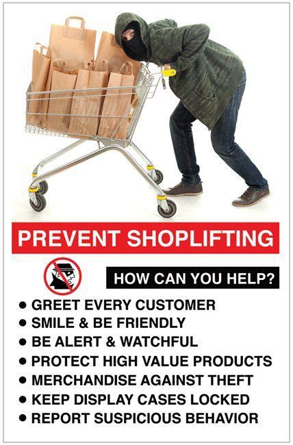 Prevent Shoplifting Poster 1 | Awareness posters, Prevention ...