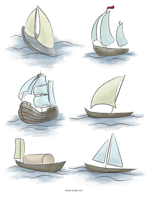 Fresh Wind PNG Transparent, Chinese Sailing Boat Ink Fresh Material, Sailboat, Chinese Style ...