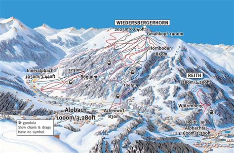 Alpbachtal Piste Map / Trail Map