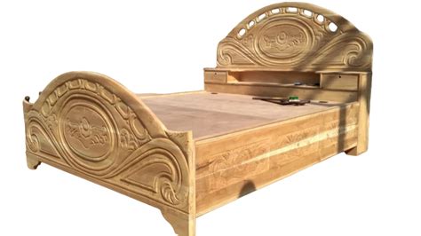 Sagwan Wooden Double Bed at Rs 35000 | Wooden Double Cot in Barh | ID ...