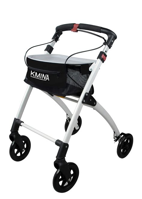 Buy KMINA PRO - Lightweight Rollator Walker, Rollators for Seniors Lightweight, Rollator Walkers ...