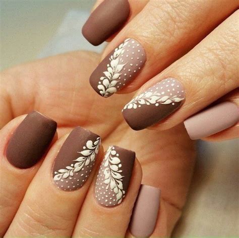 30 Blissful Brown Nail Designs for 2024 – NailDesignCode