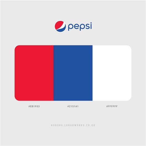 Pepsi Color Palette | Website color palette, Logo color schemes, Flat color palette