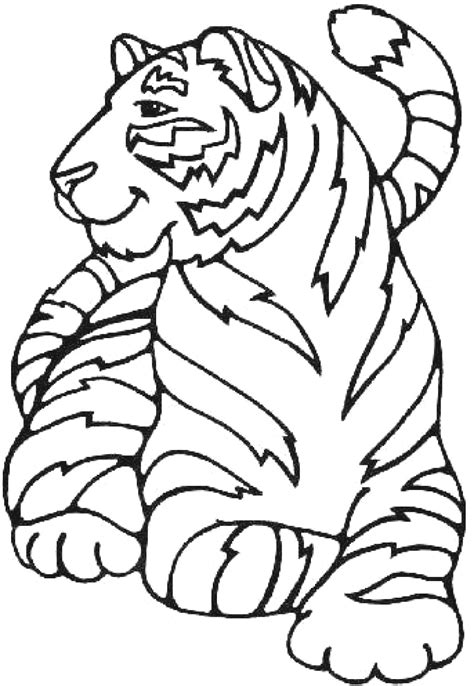 Tiger Face Coloring Page - ClipArt Best