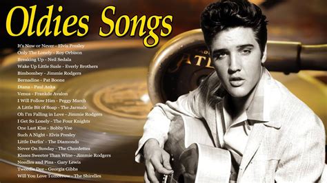 Elvis Presley, Roy Orbison, Neil Sedala, Jimmie Rodgers, Paul Anka: Best Hits - Oldies Songs 50s ...