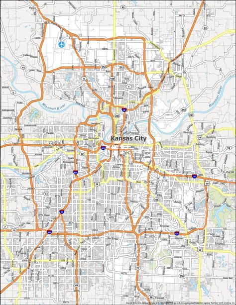 Exploring The Map Of Kansas City Missouri - 2023 Calendar Printable