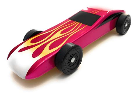 Pinewood Pro Pine Derby Car Kit With PRO Graphite Painted And Weighted ...