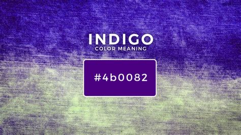 Indigo Color Meaning: What is the Meaning of the Color Indigo?