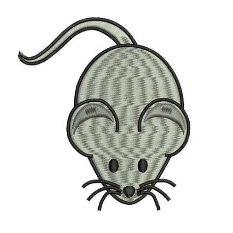 Mouse Embroidery design | Embroidery designs, Animal embroidery, Animal embroidery designs