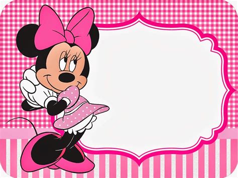 Minnie Pink Squares Free Printable Candy Bar Labels. | minnie and ...