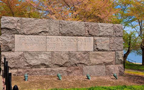 Visiting the FDR Memorial in Washington, D.C.