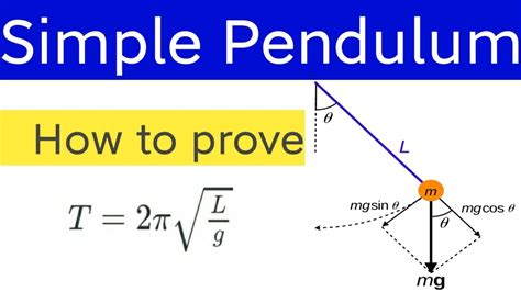 Simple Pendulum || Class 9 || Class 11 || How to prove time period of simple pendulum. - YouTube