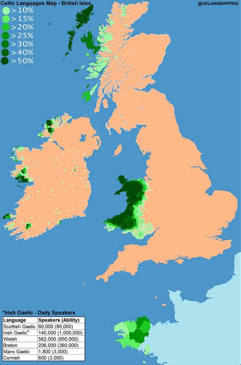 Celtic Languages Map [1355 × 2048] : MapPorn