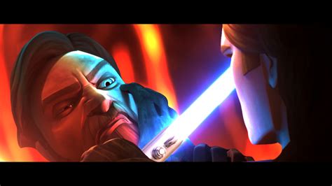 Anakin Skywalker Vs Obi Wan Kenobi Clone Wars