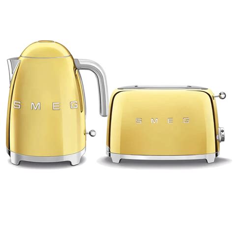 Smeg Gold Kettle & Toaster Set | Kettle and toaster set, Kettle and toaster, Smeg