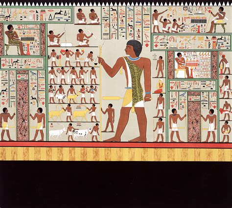 Ancient Egyptian Hieroglyphs Painting by Gareth Johnson | Fine Art America