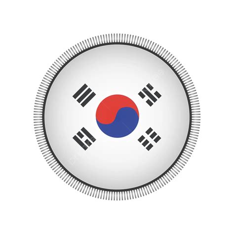 South Korea Flag Vector, South Korea, Flag, South Korea Day PNG and ...