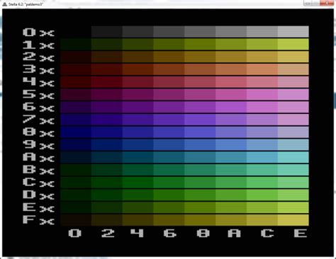 Palette Demo - Atari 2600 Programming - AtariAge Forums