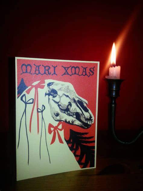 Kim Thompson Illustration: CREEPY CHRISTMAS GREETINGS CARDS