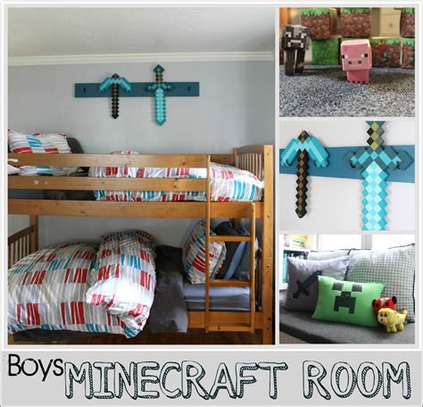 Boys Minecraft Bedroom - The Wicker House